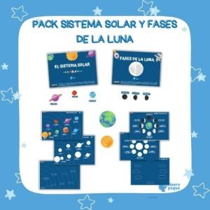 sistema solar y fases de la luna